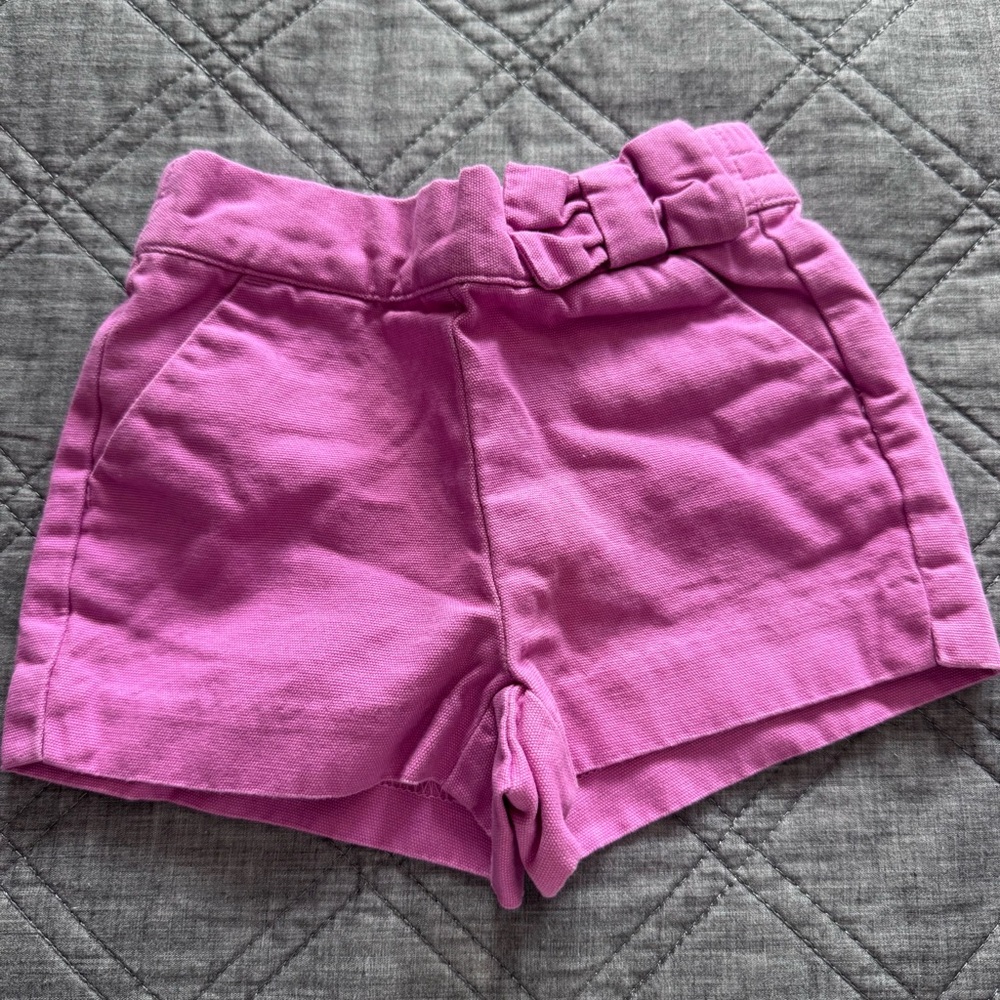 Janie and Jack Pink Shorts with Bow